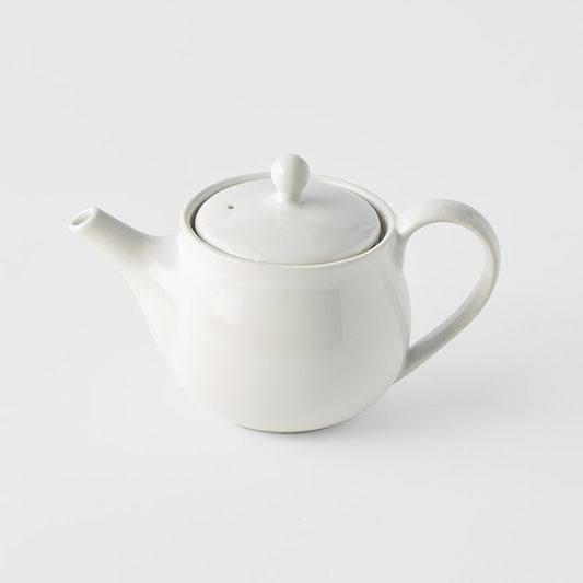 Teapot 400ml Matte White Glaze - Image 2
