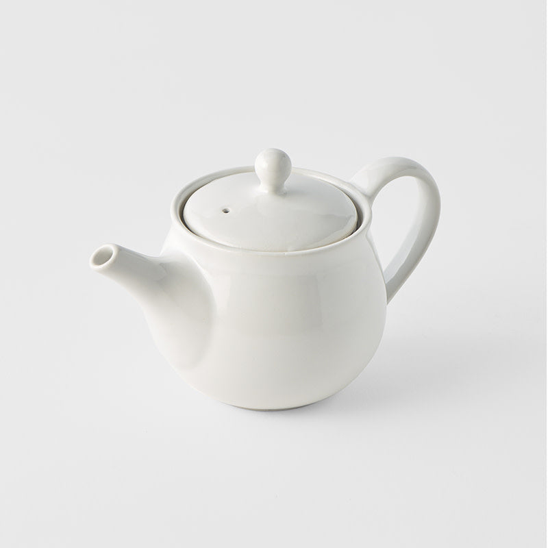 Teapot 400ml Matte White Glaze - Image 3