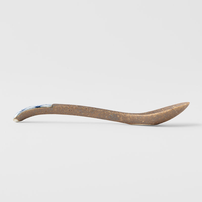 Spoon Small Bisque Indigo Asanoha - Image 3