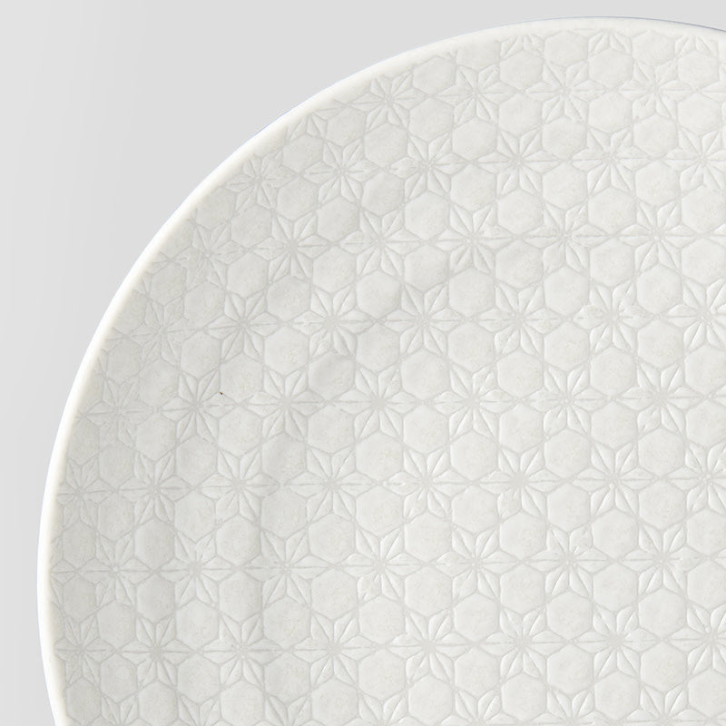 Serving Bowl 28.5cm White Star Glaze - Image 3