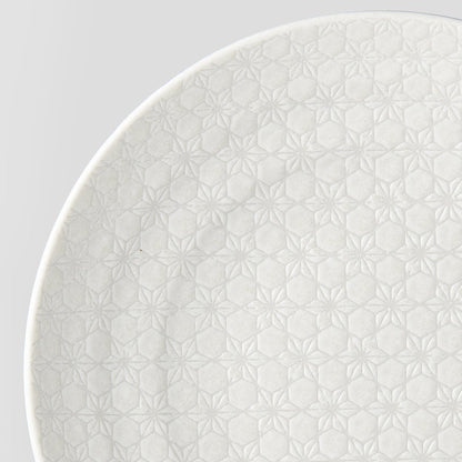 Serving Bowl 28.5cm White Star Glaze - Image 3