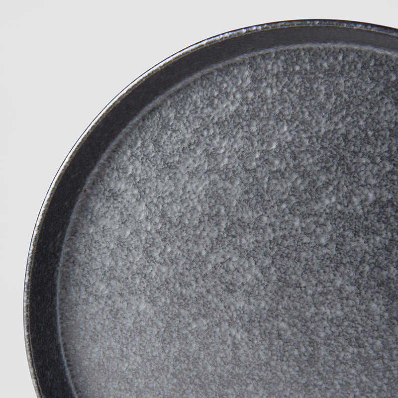 Plate High Rim 25cm Craft Black Design - Image 5