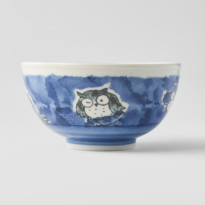 Bowl Kids 16cm Owl Blue Design - Image 3