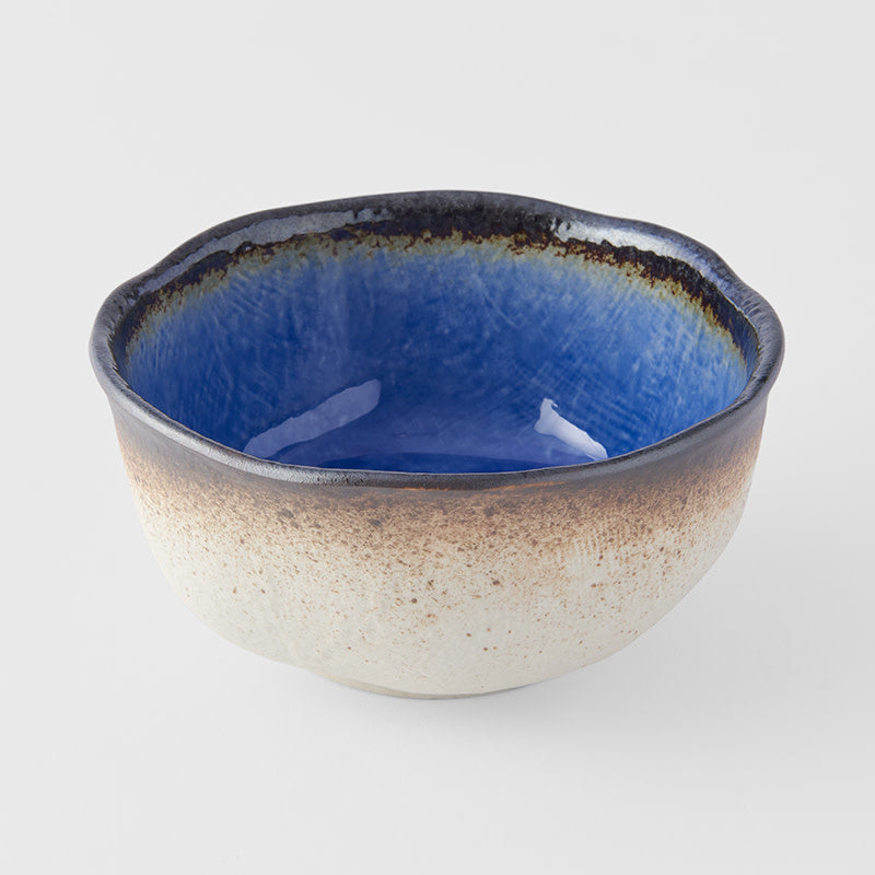 Bowl Organic 14.5cm Cobalt Blue Glaze