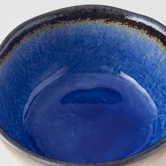 Bowl Organic 14.5cm Cobalt Blue Glaze - Image 2