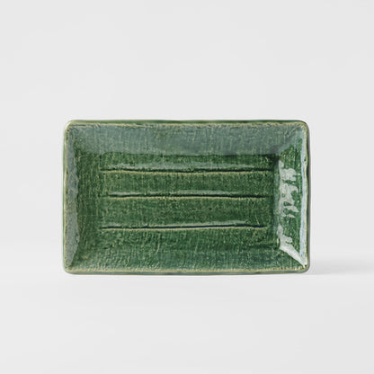 Sushi Plate 21cm Oribe Green Glaze - Image 3
