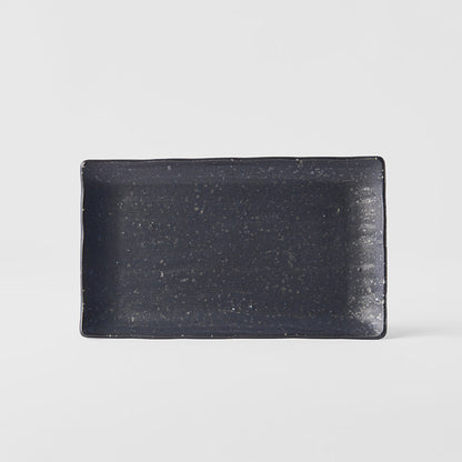 Plate Ibushi Rectangular 22cm Black Glaze - Image 5