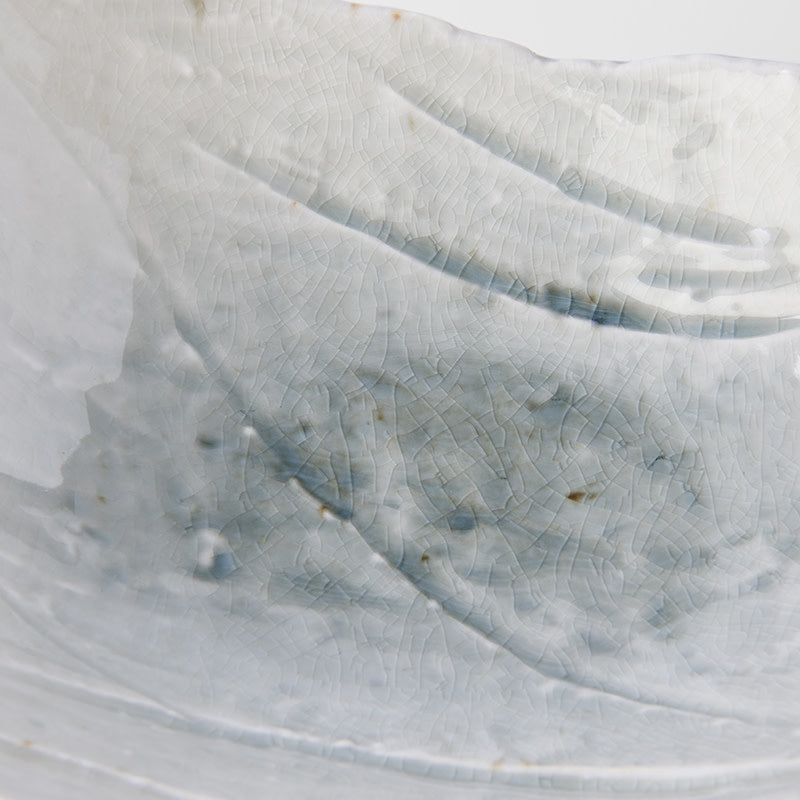 Bowl Rock 22cm Grey Glass Glaze - Image 2