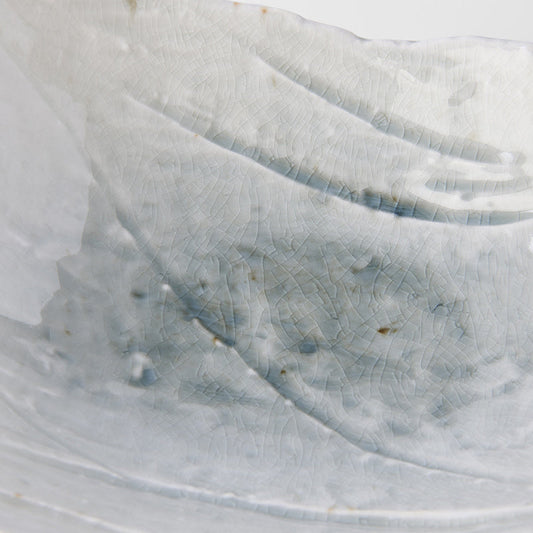 Bowl Rock 22cm Grey Glass Glaze - Image 2