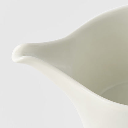 Sake Pourer 9cm Ivory White Glaze - Image 2