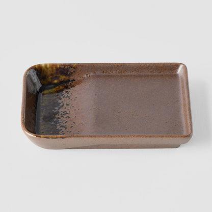 Sauce Dish 13cm Shigaraki Brown Glaze - Image 3
