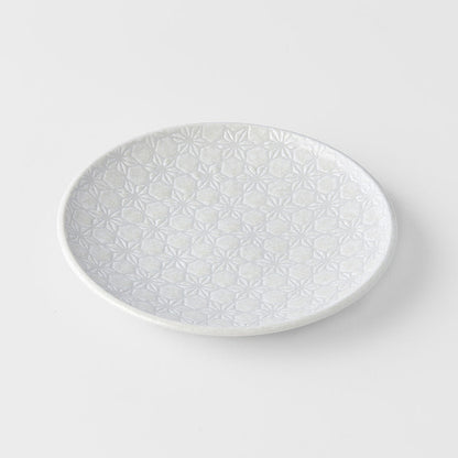 Tapas Plate 17cm White Star Glaze