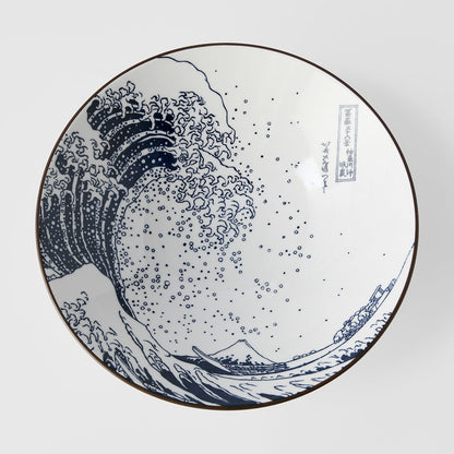 Ramen Bowl 24.5cm Hokusai Great Wave Design - Image 2