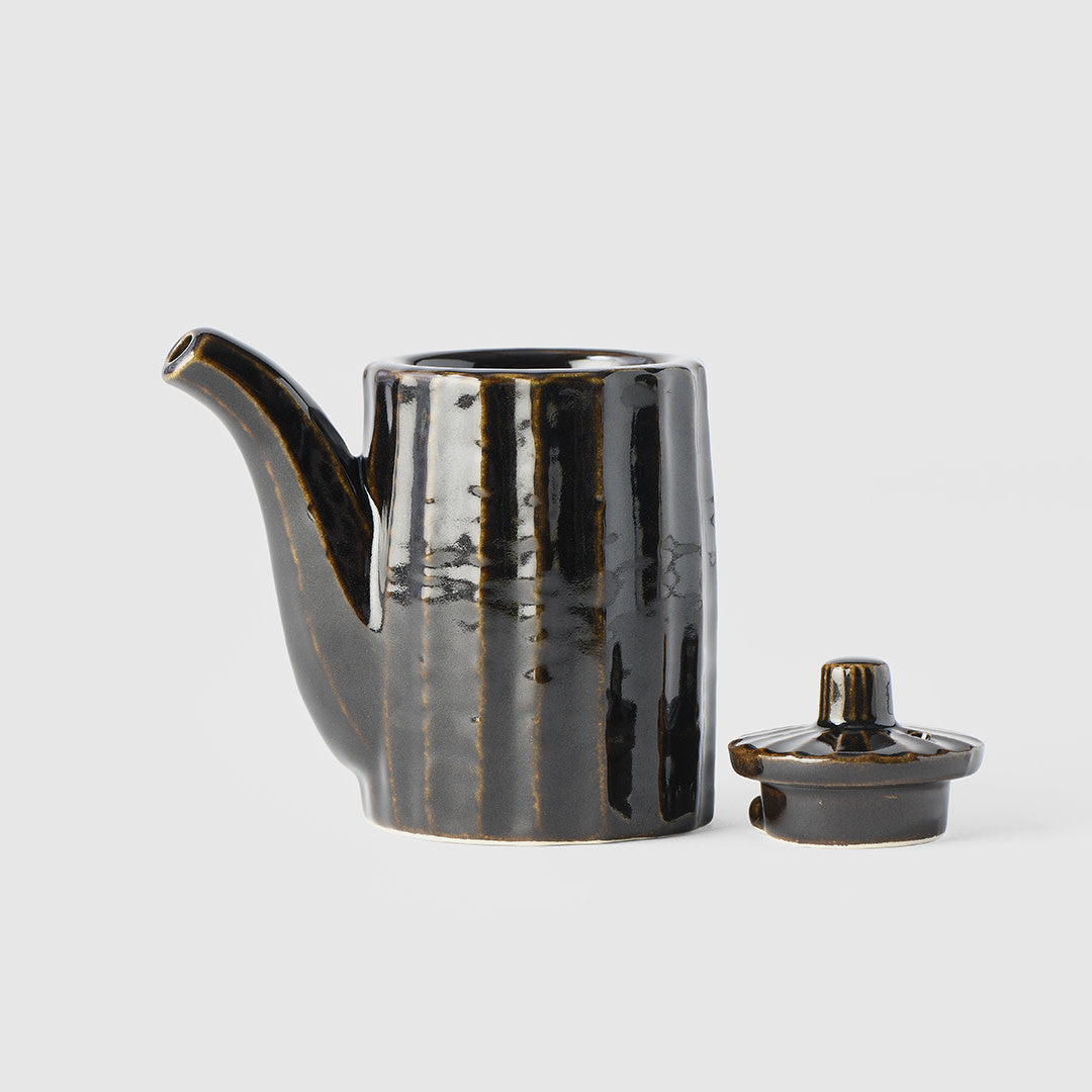 Soy Pot 125ml Tenmokku Glaze - Image 3