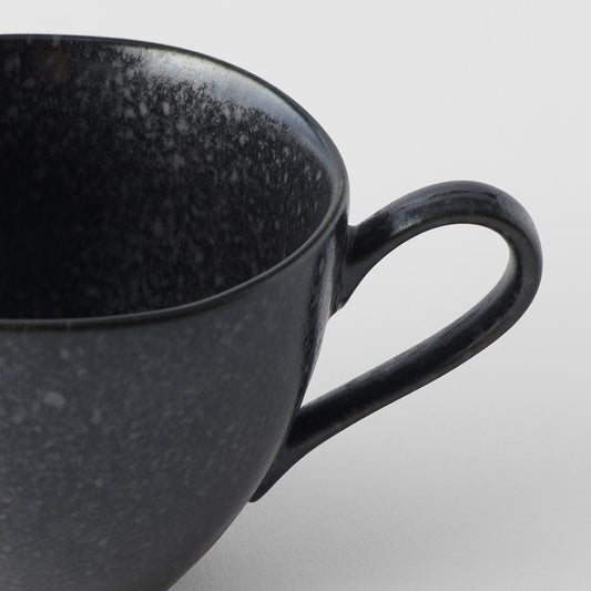 Cup 8.5cm 160ml Kanso Matte Black Glaze - Image 2