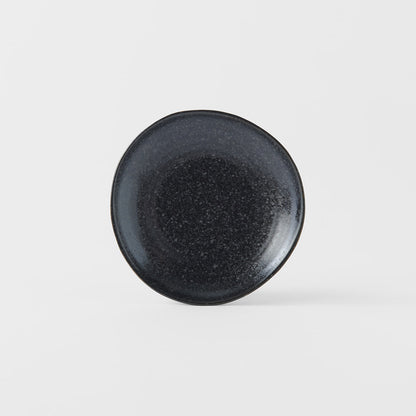 Saucer Organic Shape 13.5cm Kanso Matte Black Glaze - Image 4