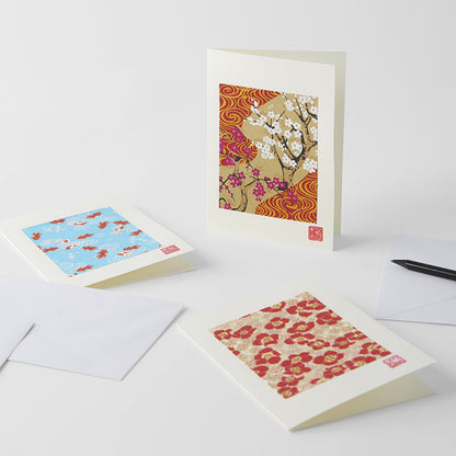 Card Handmade Chiyogami Goldfish Greeting - Image 2