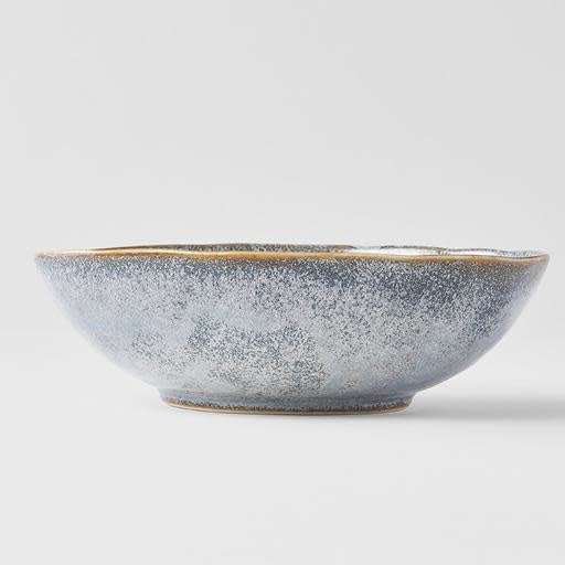 Bowl Oval 16cm Steel Grey Glaze - Image 3