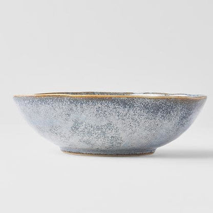 Bowl Oval 16cm Steel Grey Glaze - Image 3