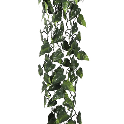 Hanging Artificial Pothos / Philodendron Plant UV Resistant 105cm - Image 5