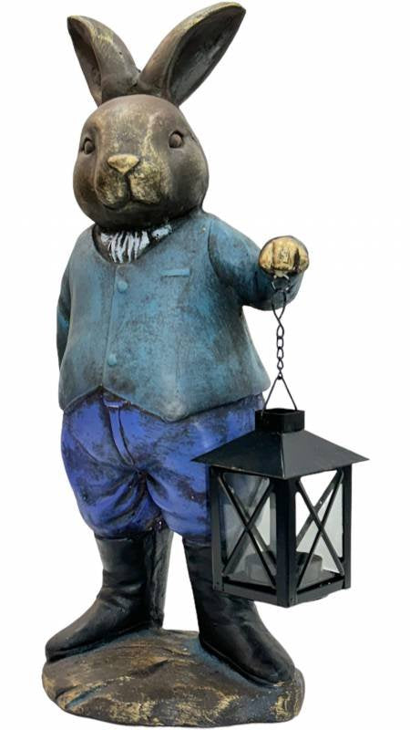 Rabbit Lantern Statue 41cm - Image 5