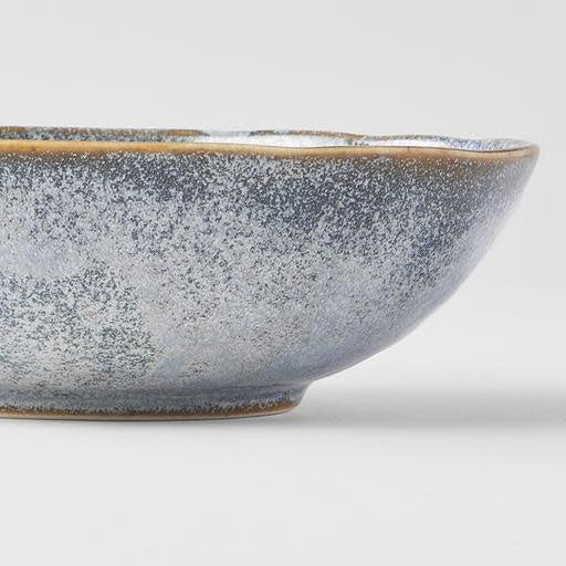 Bowl Oval 16cm Steel Grey Glaze - Image 4