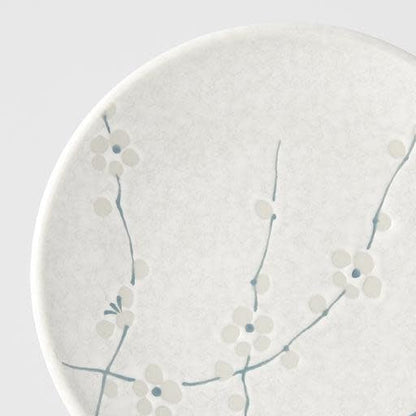 Tapas Plate 17cm White Blossom Glaze - Image 5