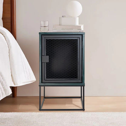Ingrid Bedside Table Imperial Green 40cm - Image 3