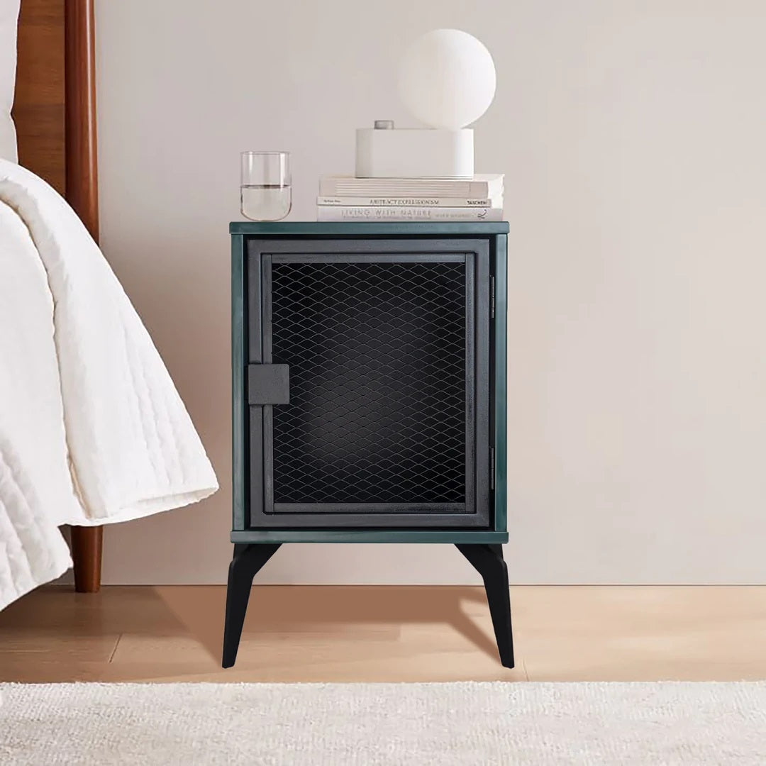 Katie Bedside Table Imperial Green 54cm - Image 3