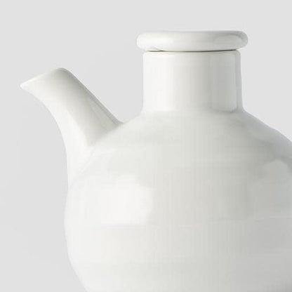 Soy Pot Minoyaki Porcelain 110ml Matt White Glaze - Image 2