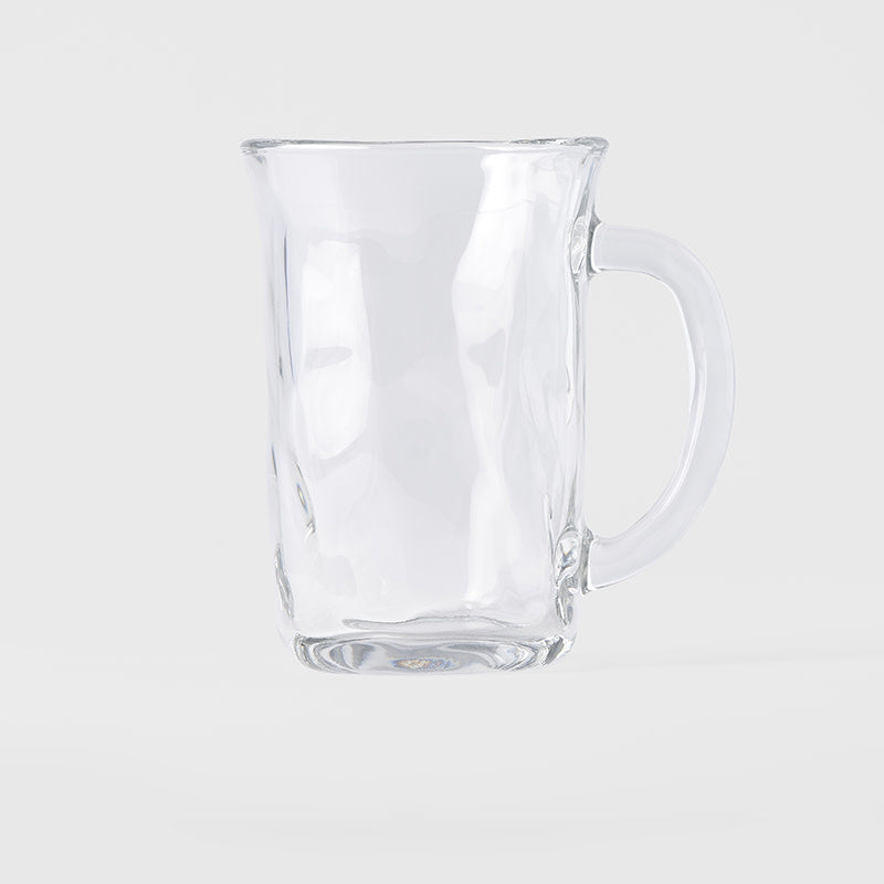 Glass Mug 300ml Free Form - Image 3