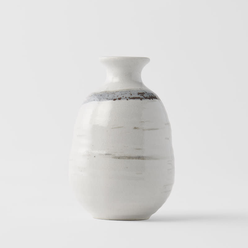 Sake Jug 300ml White Glaze - Image 4