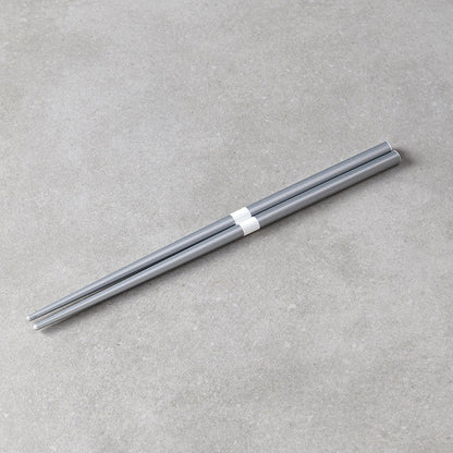 Chopsticks Lacquered Silver & White - Image 4