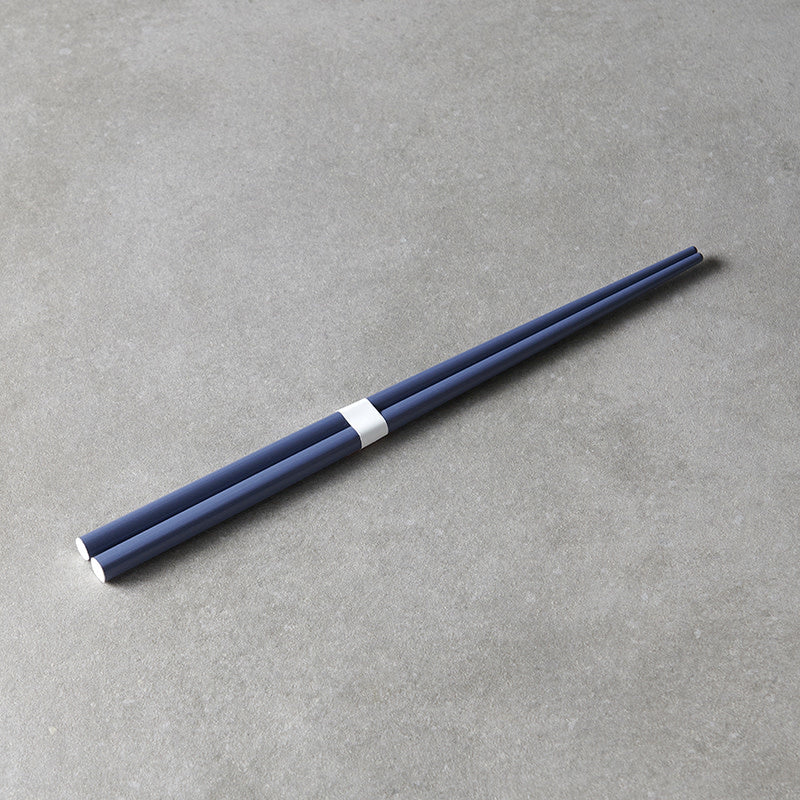 Chopsticks Lacquered Navy & White - Image 5
