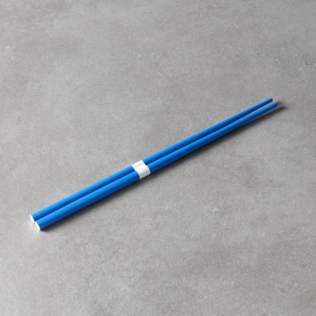 Chopsticks Lacquered Royal & White - Image 3