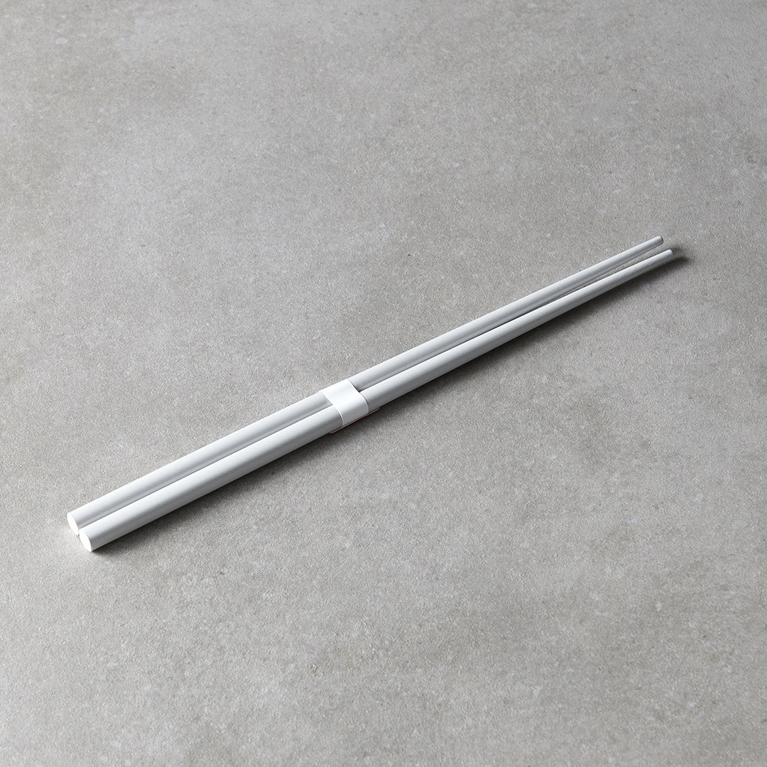 Chopsticks Lacquered Grey & White - Image 5