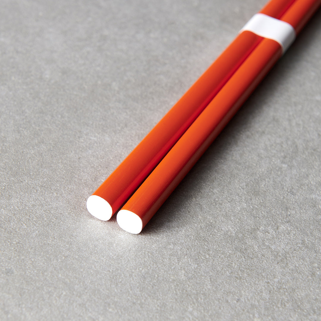 Chopsticks Burnt Orange & White - Image 3