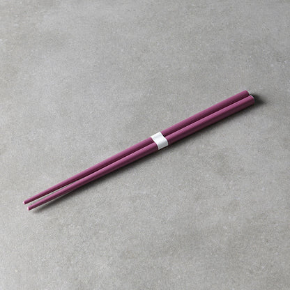 Chopsticks Lacquered Plum & White - Image 4