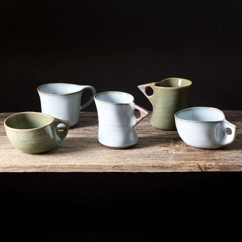 Cup 100ml Arc Ice Blue Glaze - Image 5