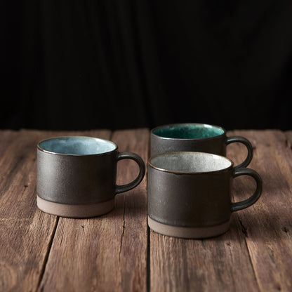 Mug with Handle 8.6cm Lake Blue Glaze - Image 5