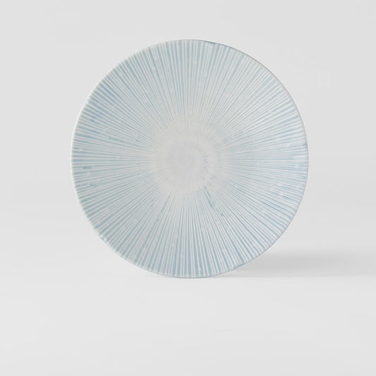 Dinner Plate 24.5cm Ice Blue Glaze - Image 2
