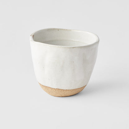 Lopsided Mug 200ml White Glaze
