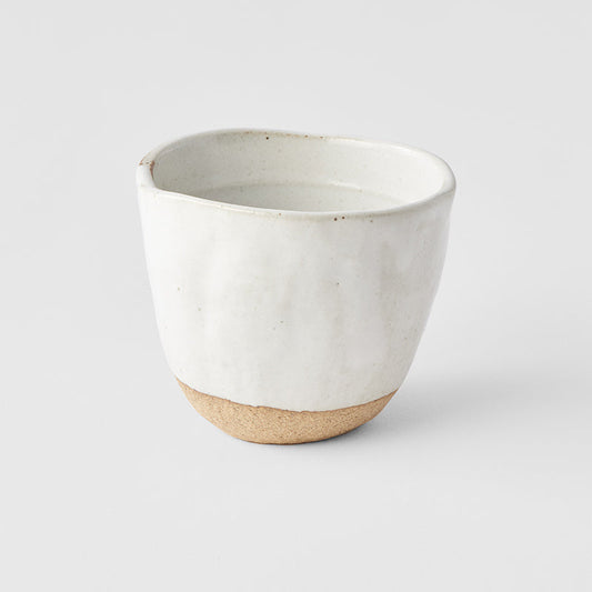 Lopsided Mug 200ml White Glaze