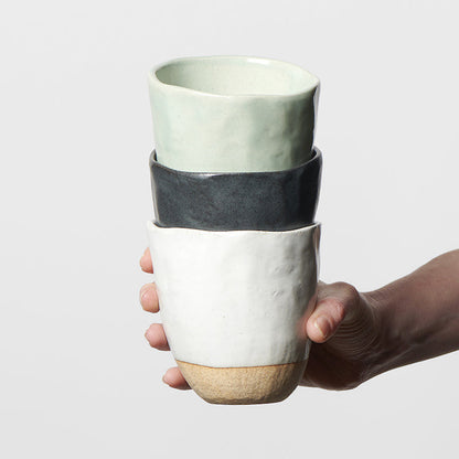Lopsided Mug 200ml Hazel Brown Glaze - Image 5