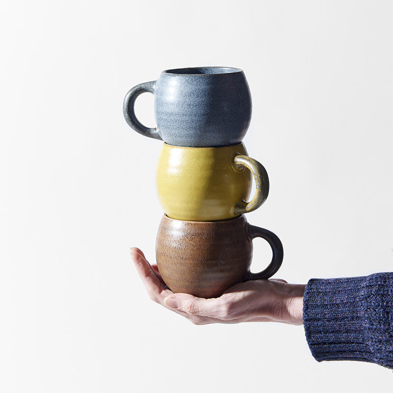 Maru Mug 300ml Ash Grey Glaze - Image 5