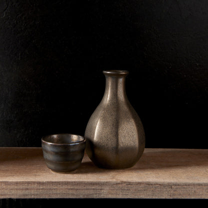 Sake Jug 275ml Kin Copper Glaze - Image 4
