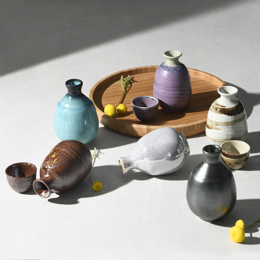 Sake Jug 280ml Ink Fade Glaze - Image 3