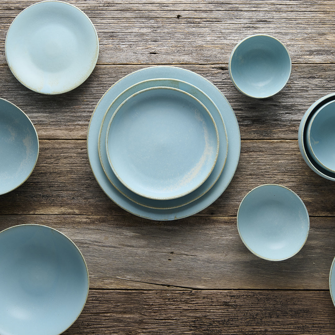 Bowl Oval 16.5cm Soda Blue Glaze - Image 5