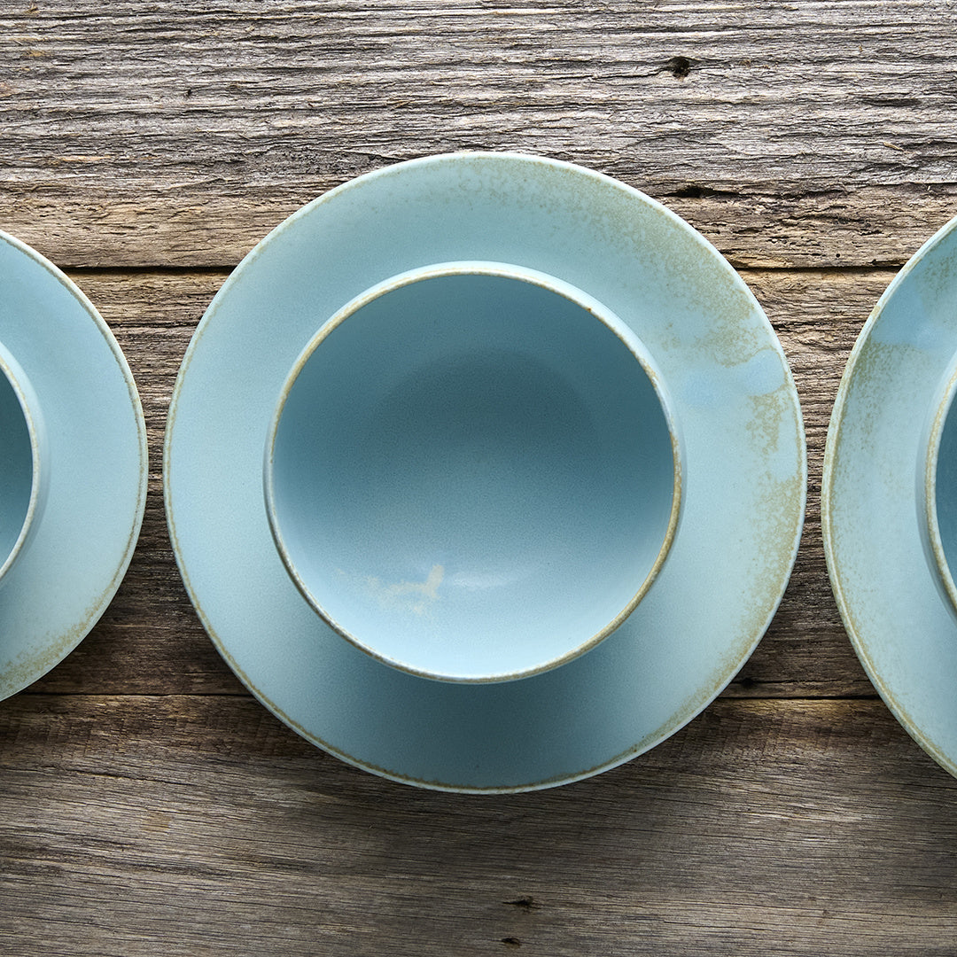 Tea Cup 8cm 120ml Soda Blue Glaze - Image 4