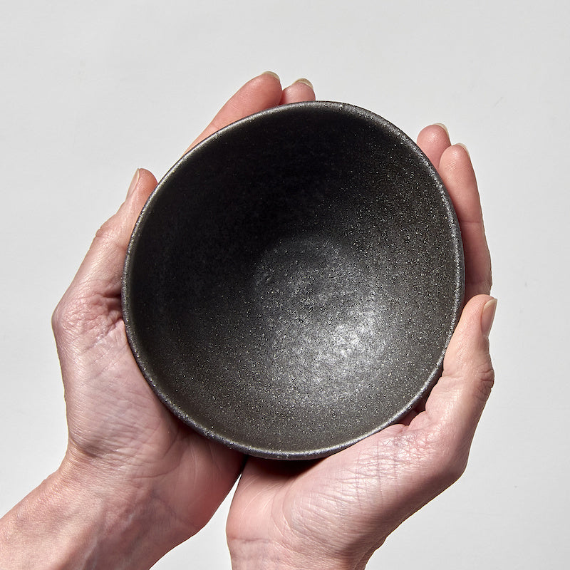 Bowl 13cm Egg Shaped Stone Glaze - Image 2